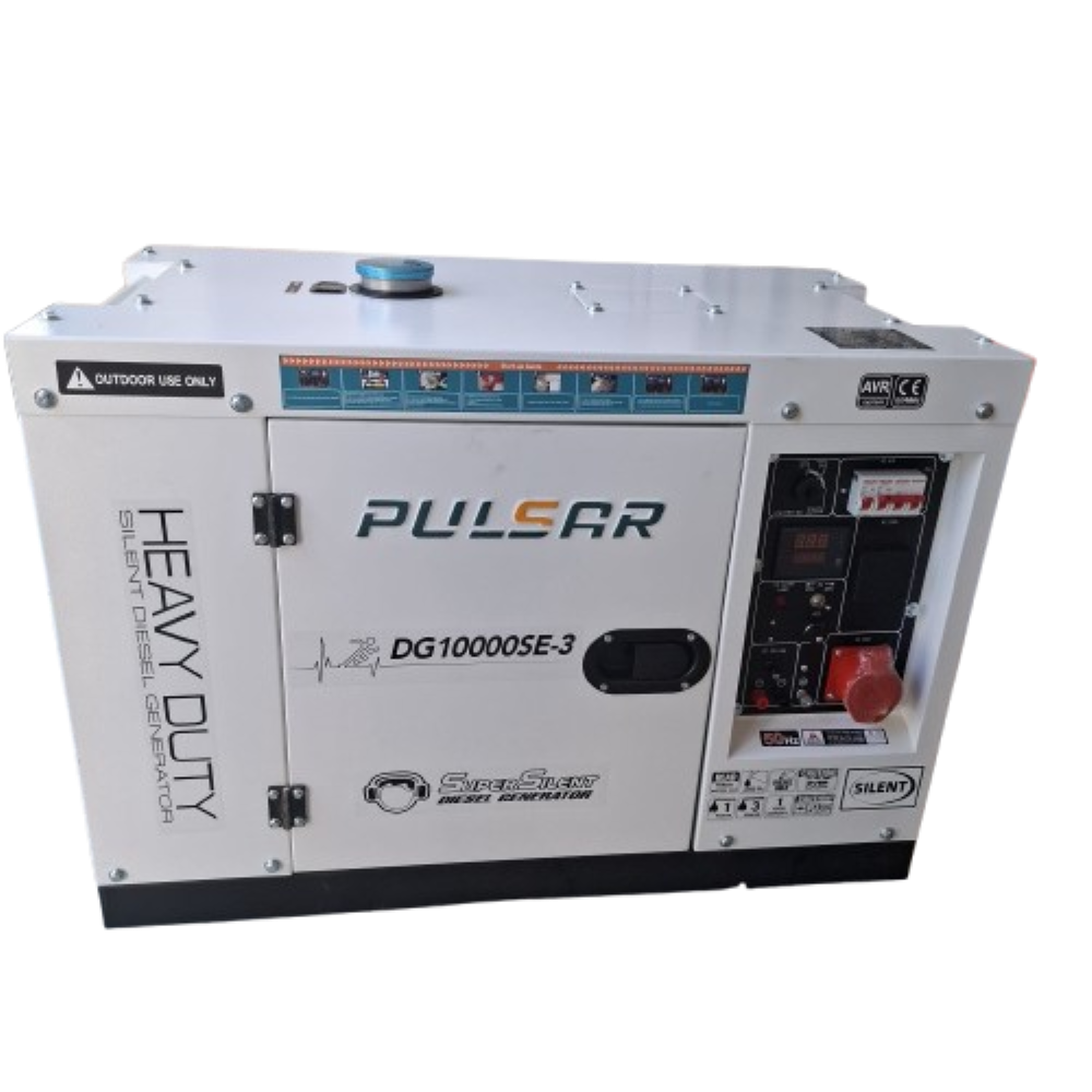 12.5kva Single Phase Pulsar Diesel Silent Generator With ATS