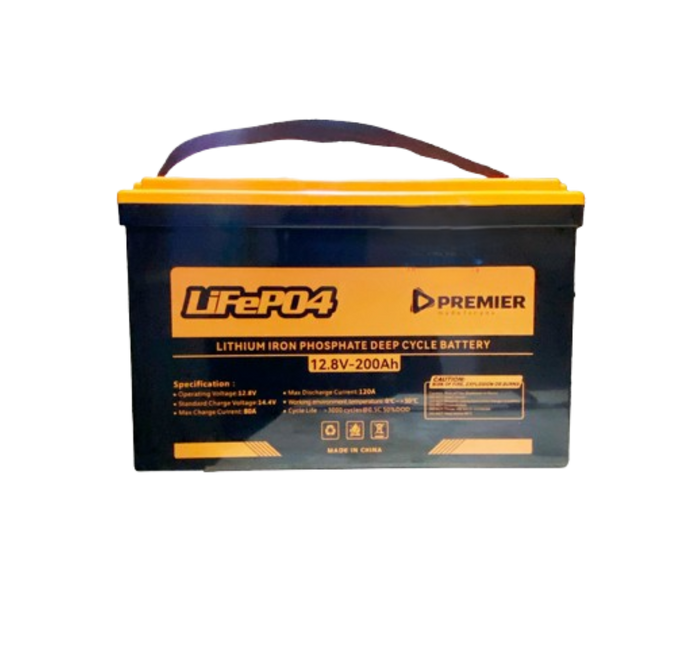2.5kw 12v 200ah Lithium Battery Premier (2.56kw 12.8v)