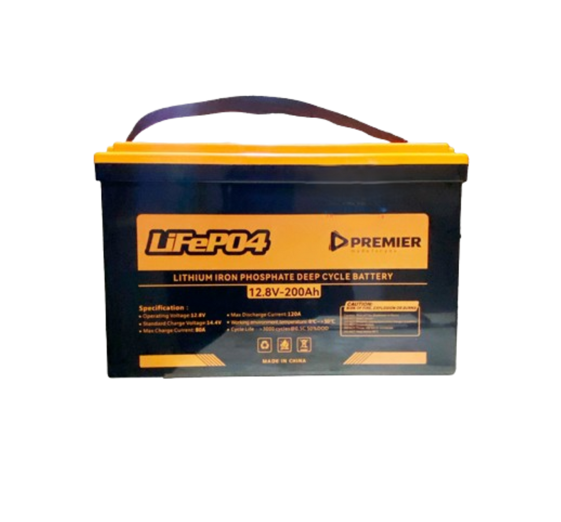 2.5kw 12v 200ah Lithium Battery Premier (2.56kw 12.8v)