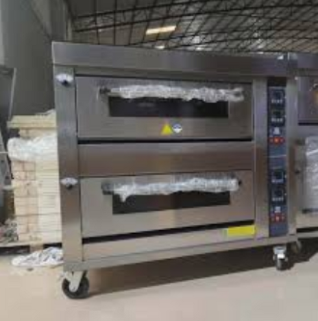 Two Deck 4 Trays Electric Baking Oven Premier Commercial