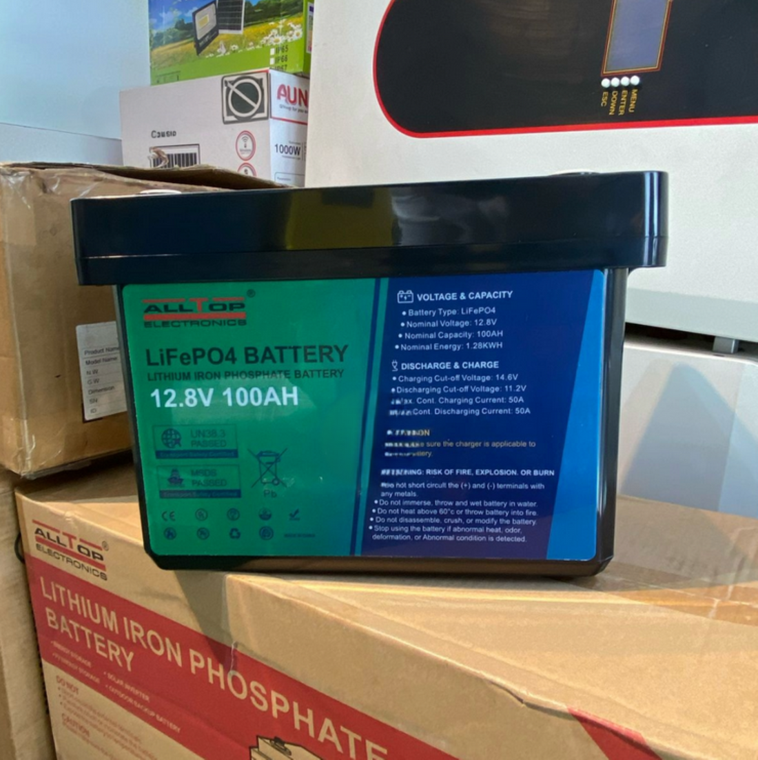 4kw Lithium Solar Kit - 100ah Lithium Battery Alltop SVC Inverter