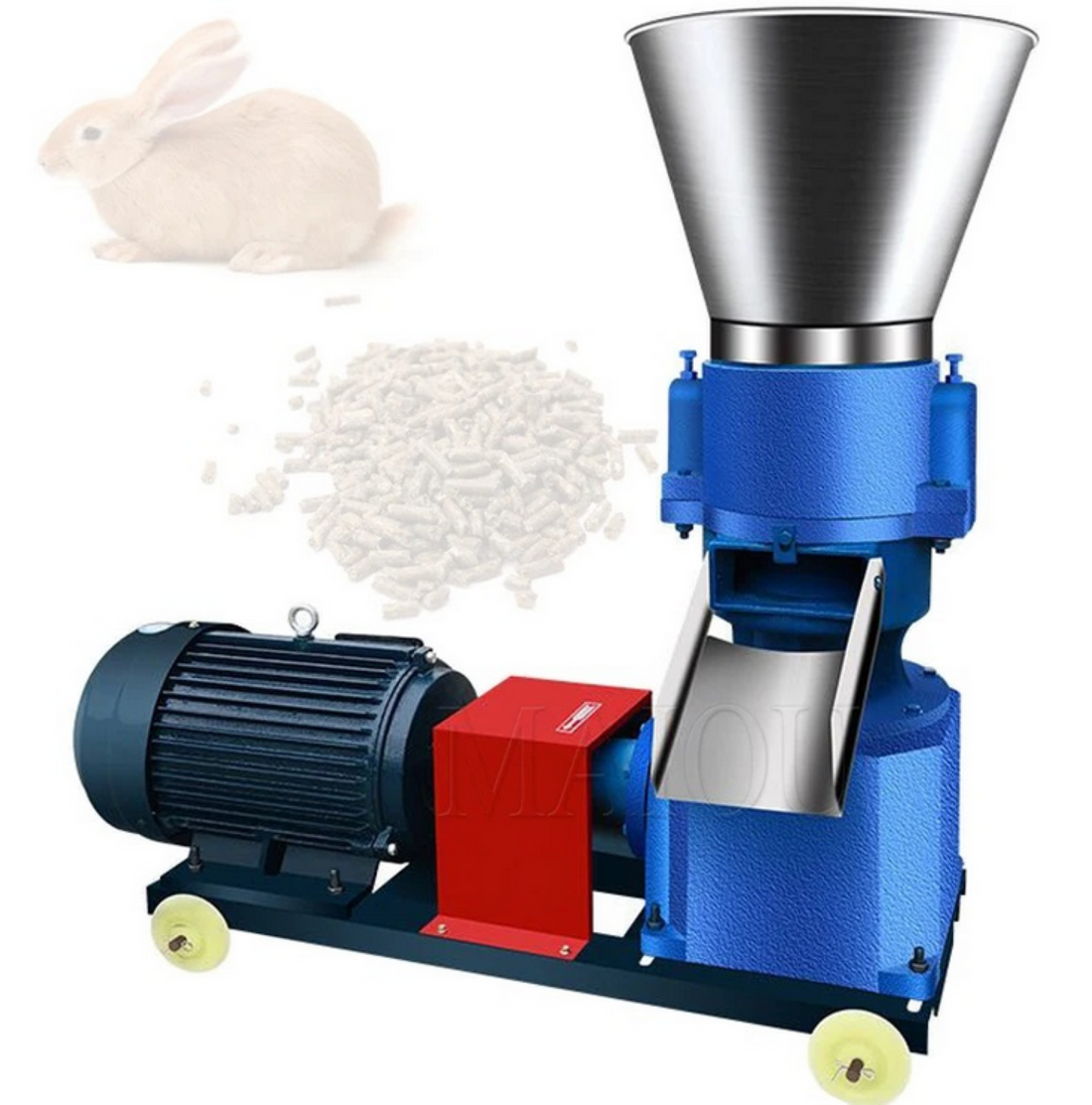 Pellet Machine 200kgs/hr 5hp Motor PT1500