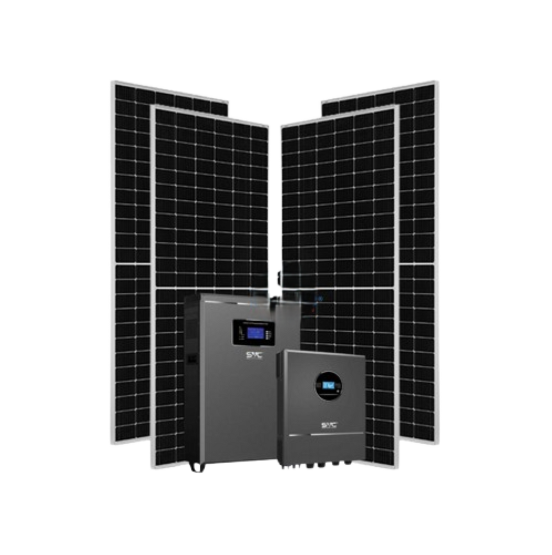 6kW SVC 6000W 48V Solar Kit with 5.12kW Lithium Battery