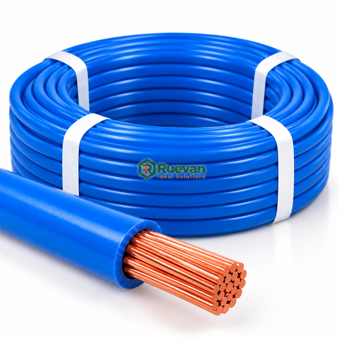 35mm² Auto Battery Cable – Flexible Battery Cable Blue (Full Roll)