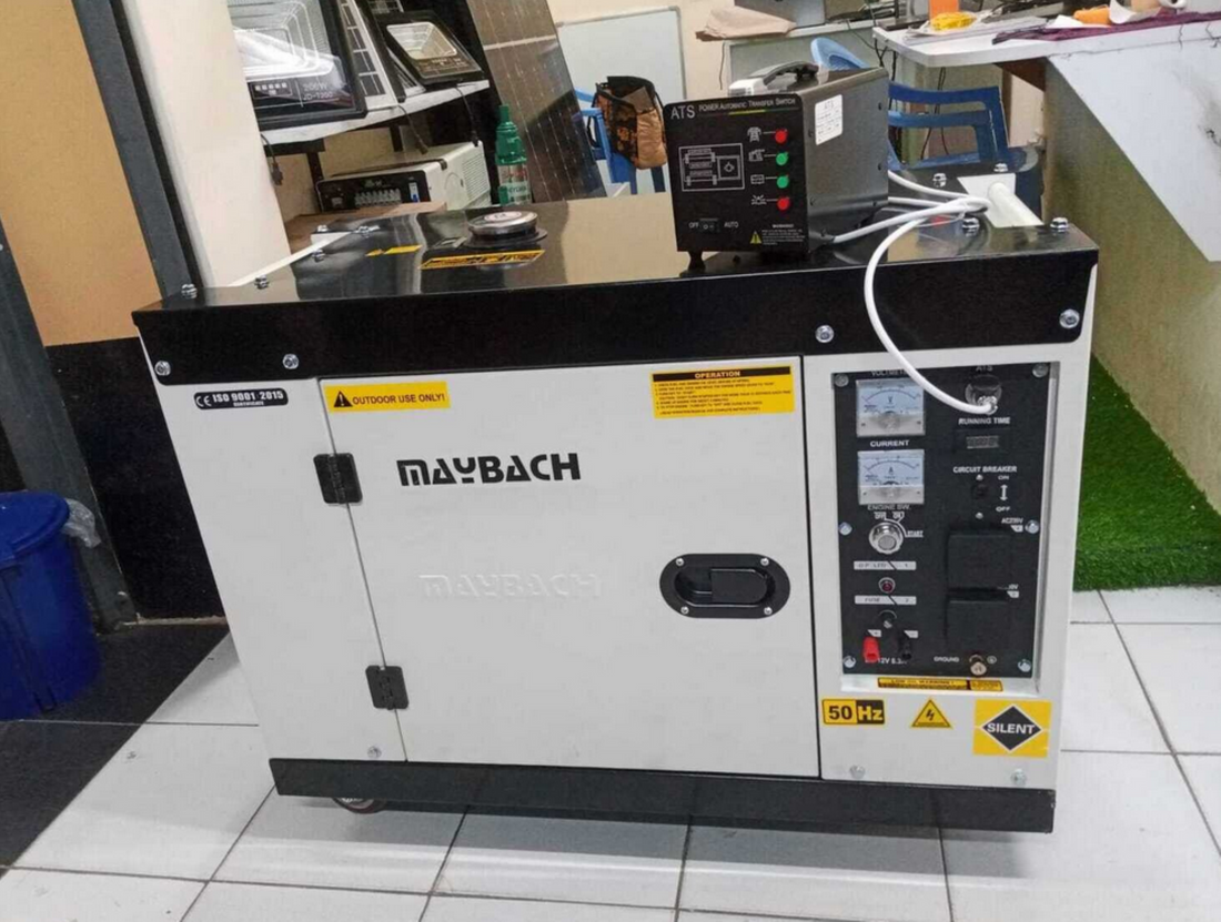 10kva Single Phase Silent Diesel Generator Maybach With ATS