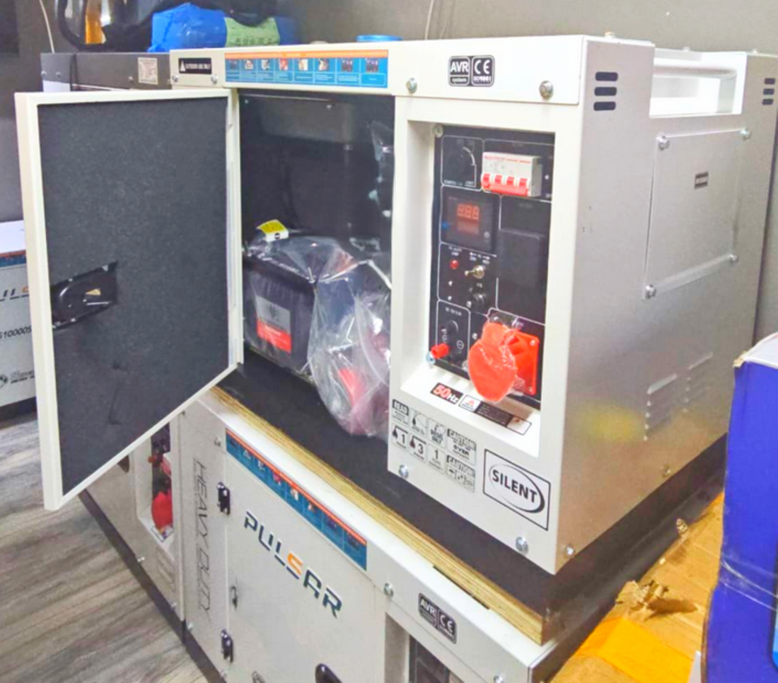 12.5kva 3ph Pulsar Diesel Silent Generator With ATS Heavy Duty