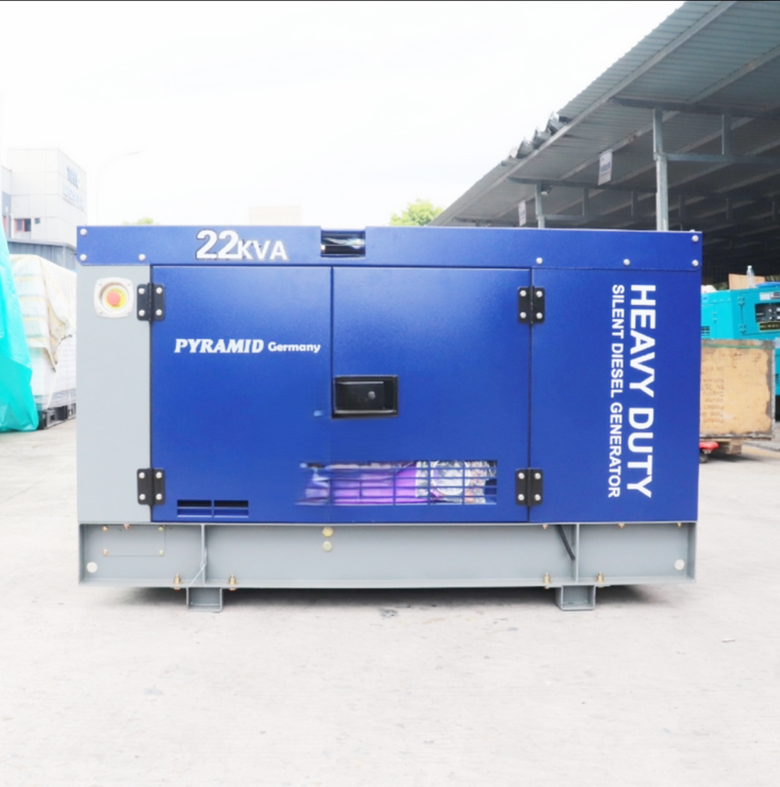 22kva 3ph Pyramid Water Cooled Silent Diesel Generator With ATS