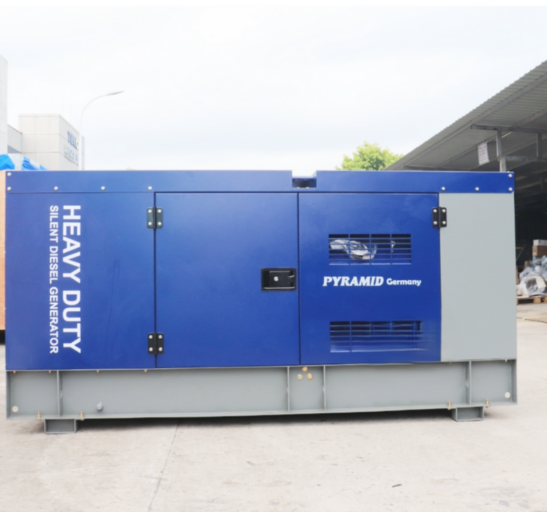 55kva 3ph Pyramid Water Cooled Silent Diesel Generator With ATS