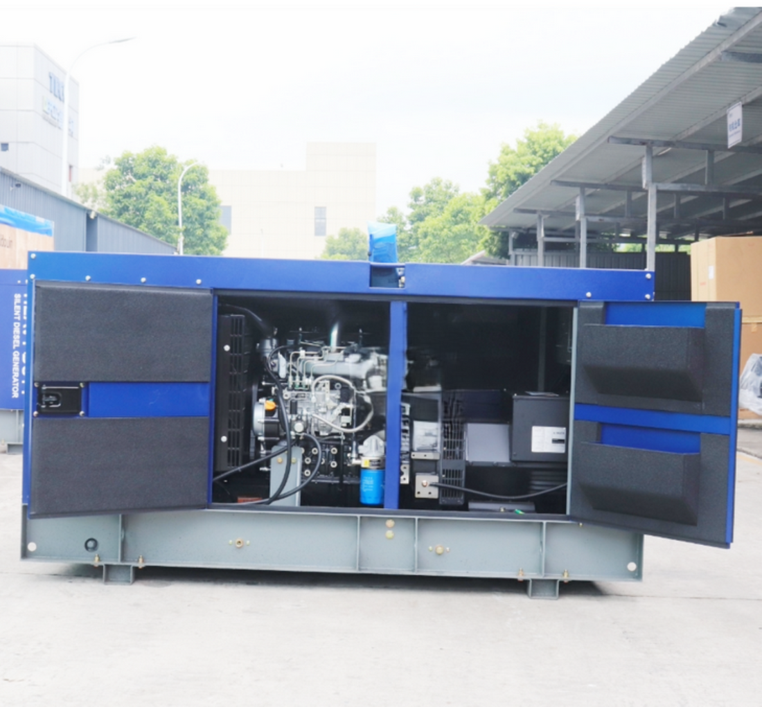 55kva 3ph Pyramid Water Cooled Silent Diesel Generator With ATS