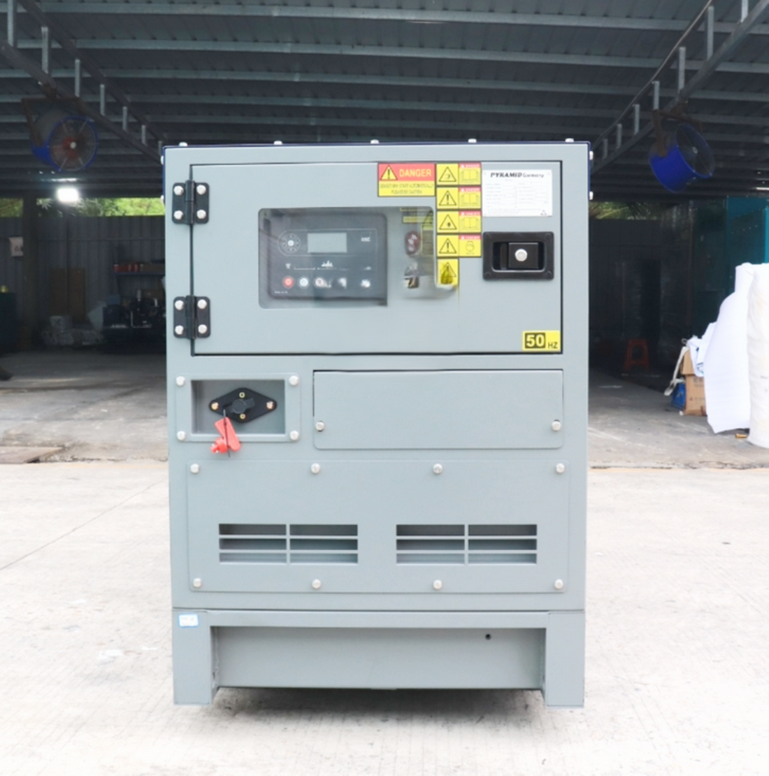 40kva 3ph Pyramid Water Cooled Silent Diesel Generator With ATS