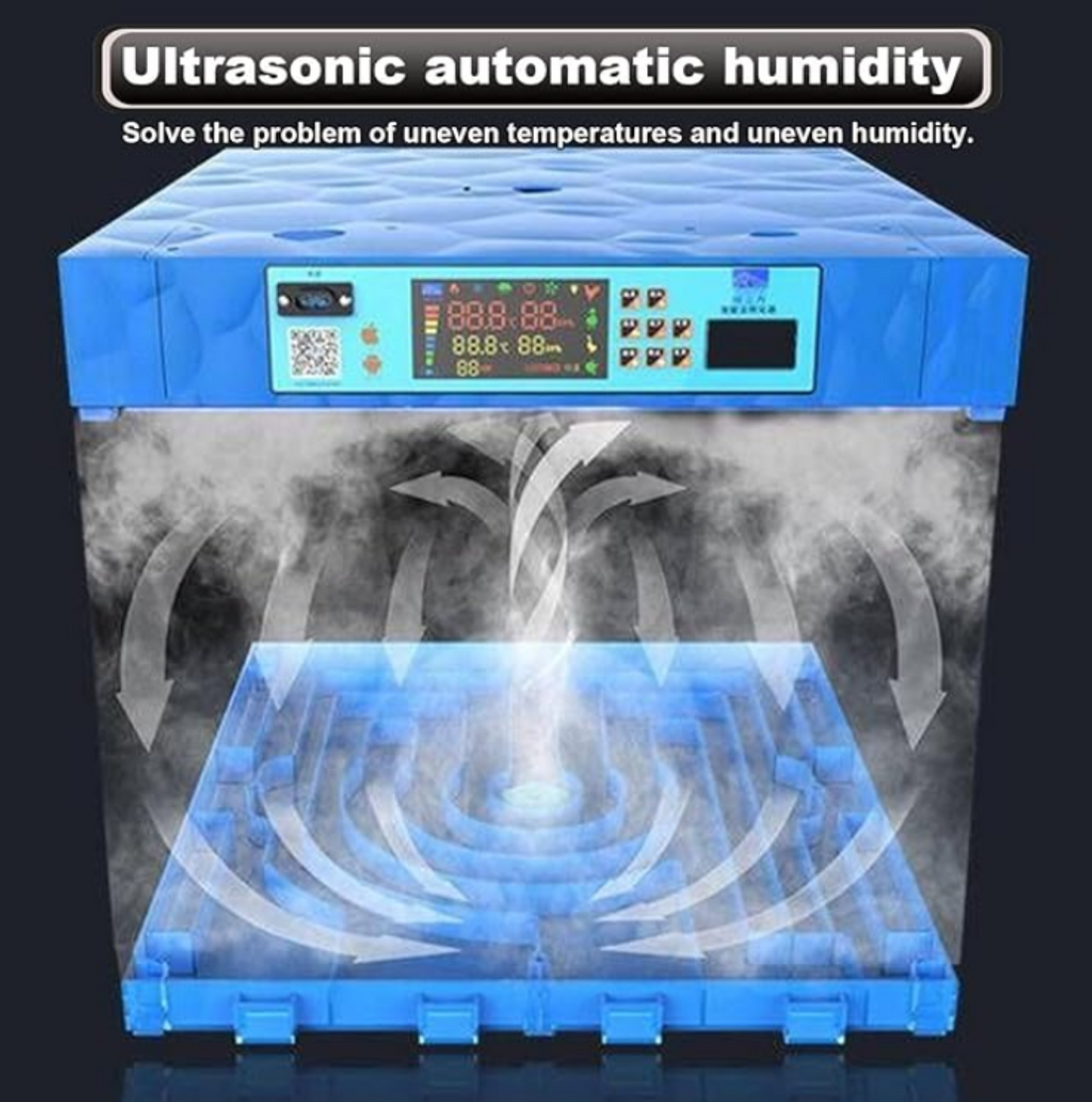 104 Eggs Incubator Automatic Rollers