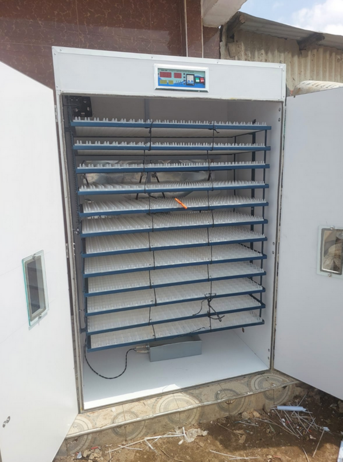 1584 Eggs Faida Bora Digital Fully Automatic Egg Incubator Poultry Hatcher