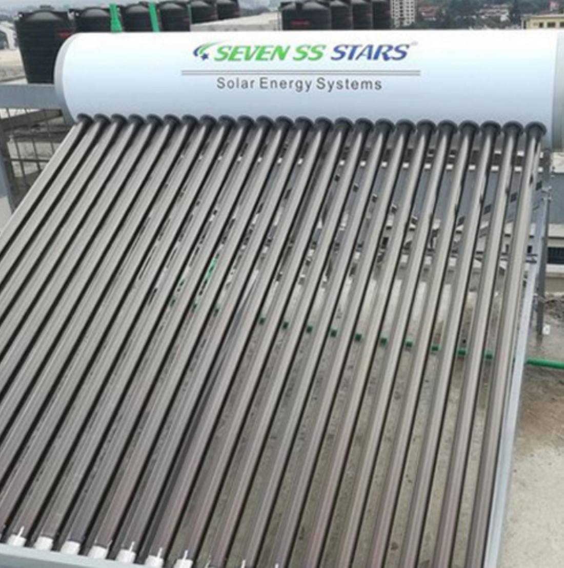 200L Galvanized Pressurized Solar Water Heater Seven SS