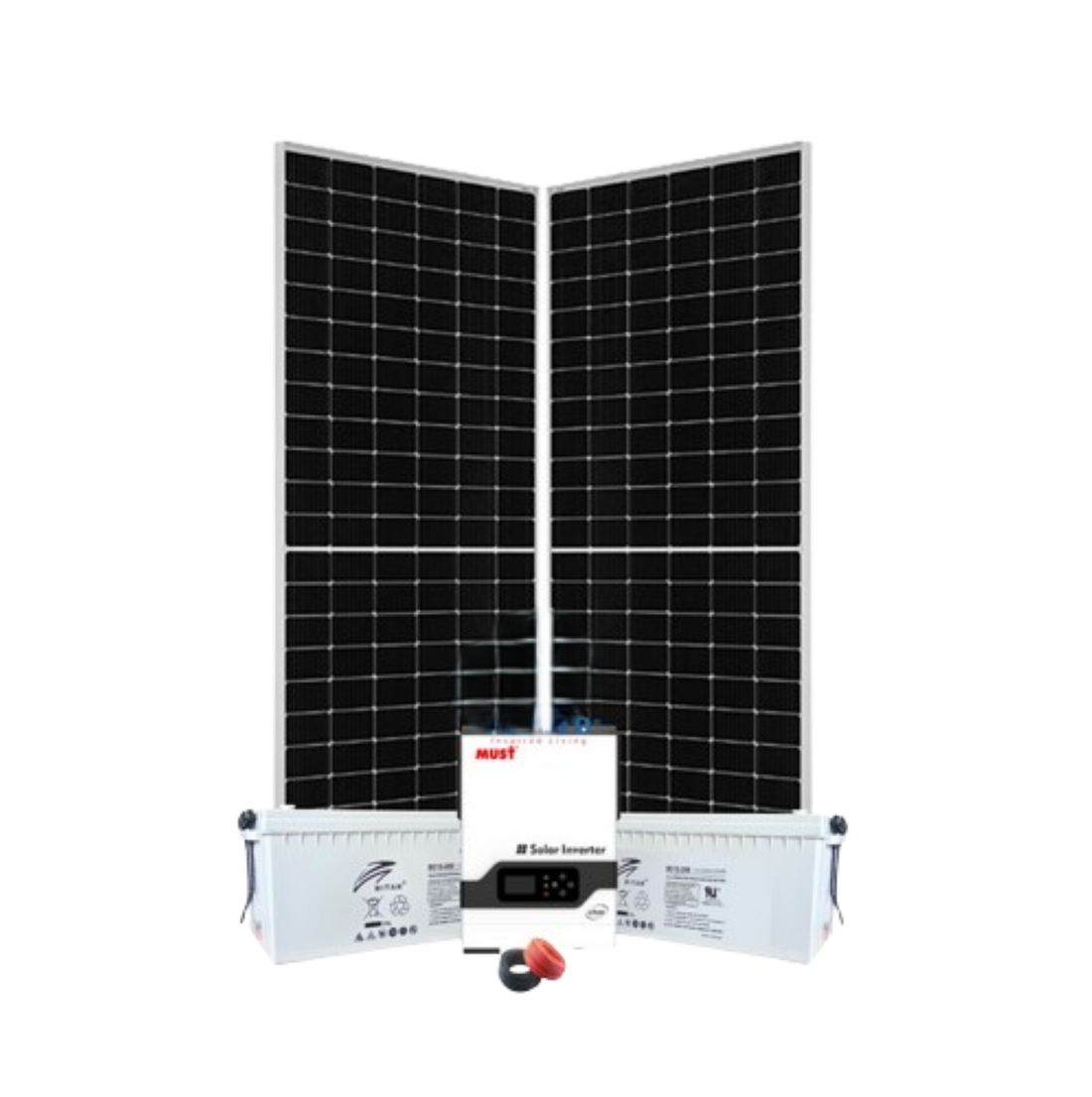 3.2kw Solar Power Kit 3200w 24v Ritar Battery Must Inverter