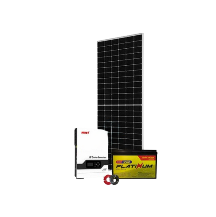 1kw Lithium Solar Kit 1000w Solar Power System