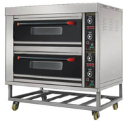 Two Deck 4 Trays Electric Baking Oven Premier Commercial