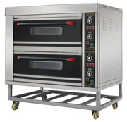 Two Deck 4 Trays Electric Baking Oven Premier Commercial