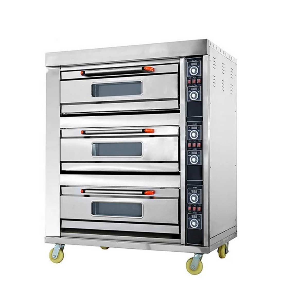 Three Deck 6 Trays Premier Baking Oven Commercial Electric