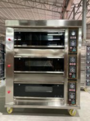Three Deck 6 Trays Premier Baking Oven Commercial Electric