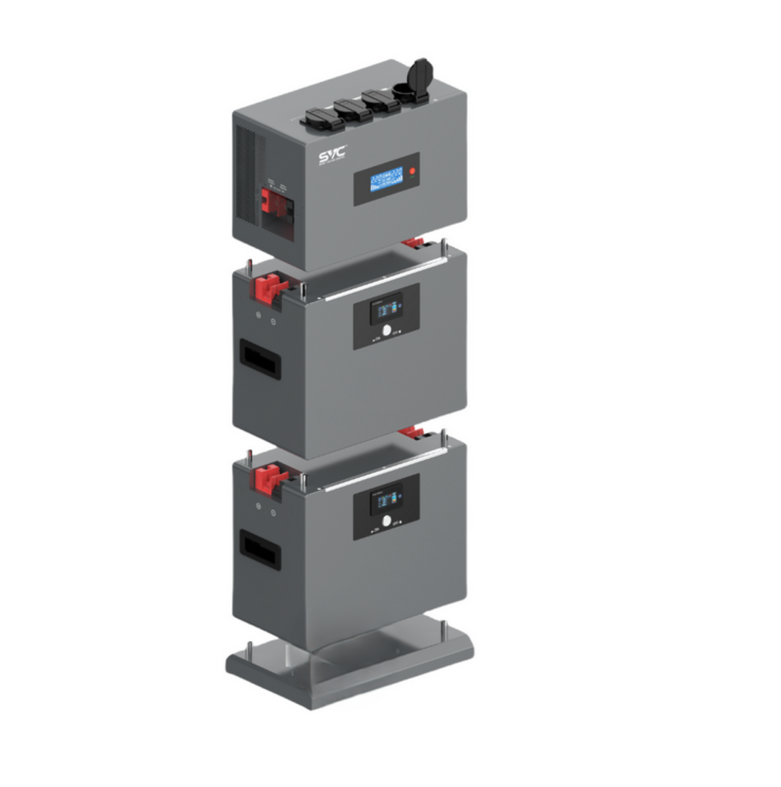 1.2KW SVC Solar All in One Kit 1200w -2pcs 1kw Lithium Batteries + 1.2kw Inverter