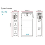 5kw SVC Solar All-in-One ESS System - 10.24kwh Lithium + 5kw Hybrid Inverter
