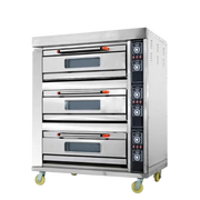 Three Deck 6 Trays Premier Baking Oven Commercial Electric