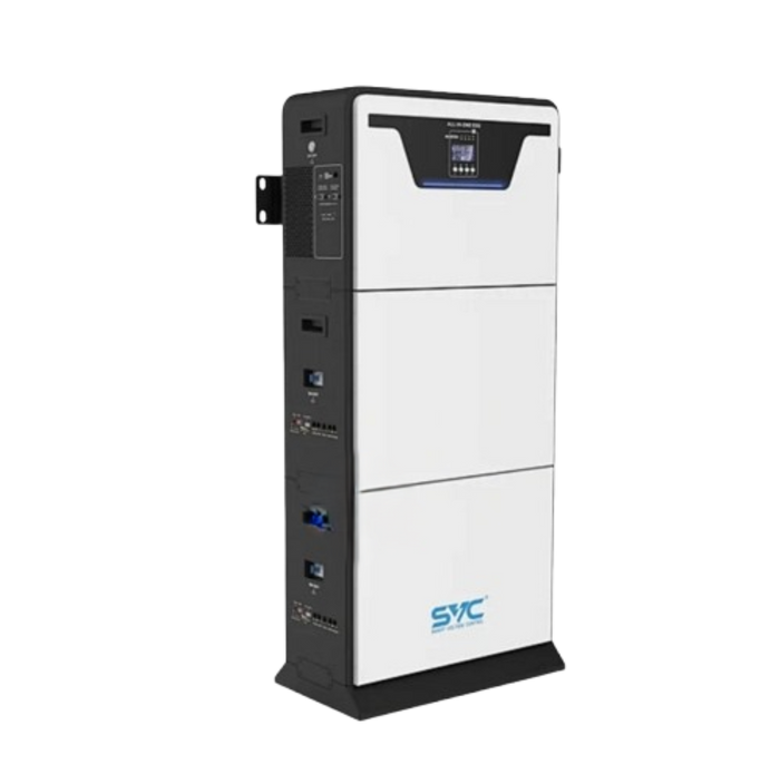 5kw SVC Solar All-in-One ESS System - 15.36kwh Lithium + 5kw Hybrid Inverter