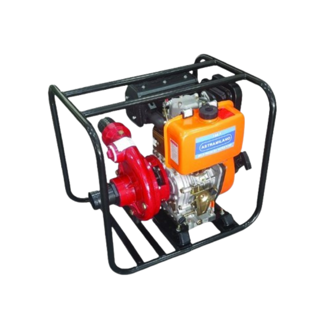 16hp 3" Astramilano High Pressure Diesel Water Pump 100m Head