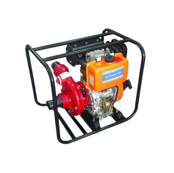 16hp 3" Astramilano High Pressure Diesel Water Pump 100m Head
