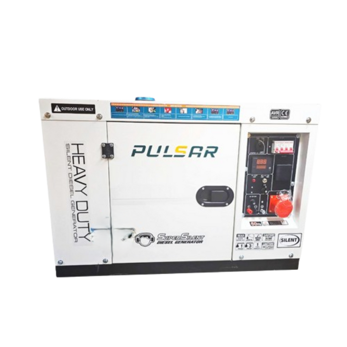 10.5kva 3ph Silent Diesel Generator Pulsar With ATS