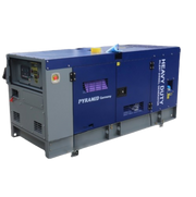 55kva 3ph Pyramid Water Cooled Silent Diesel Generator With ATS