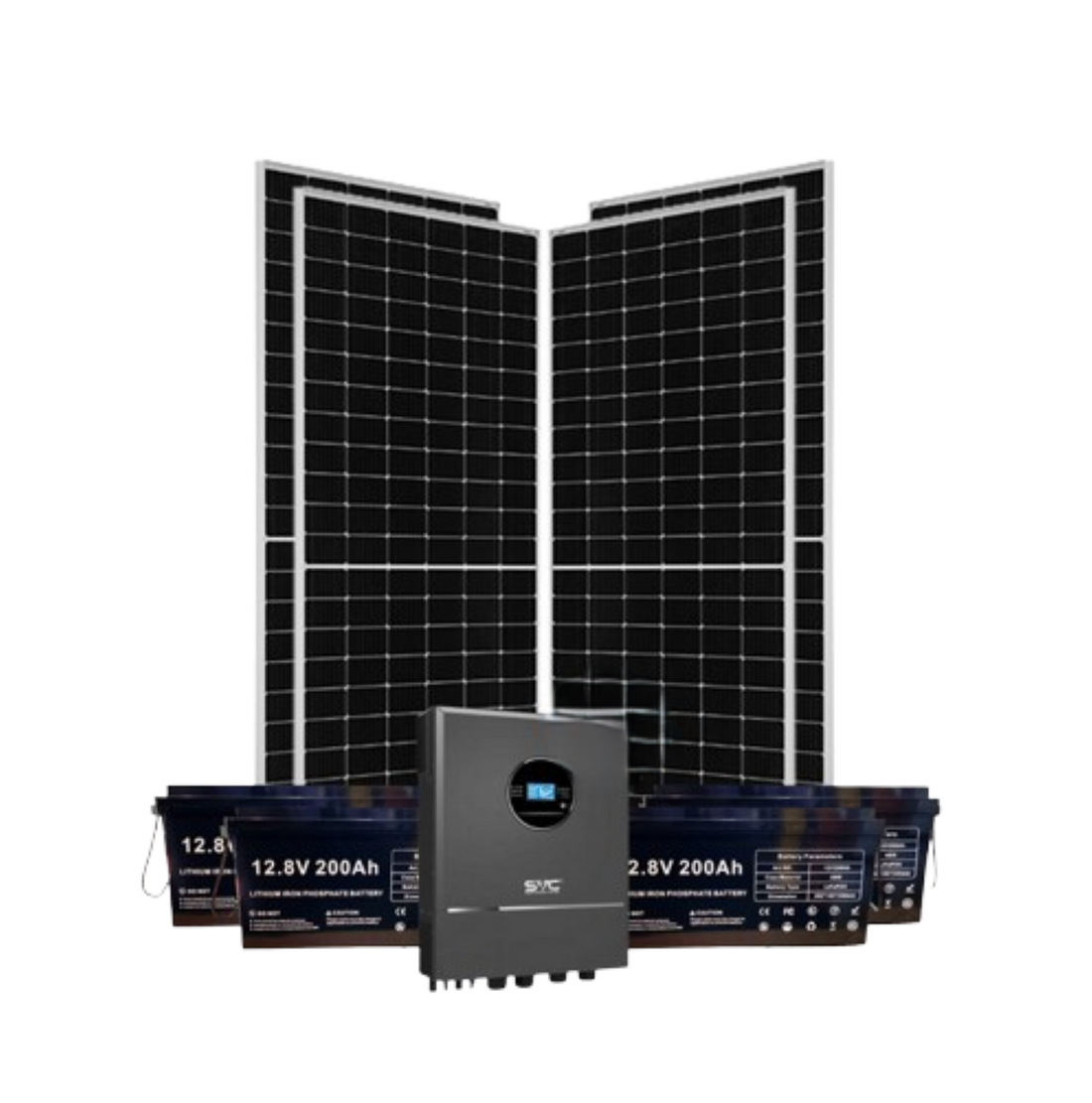 4kw Lithium Solar Kit - 200ah Lithium Battery Alltop SVC Inverter