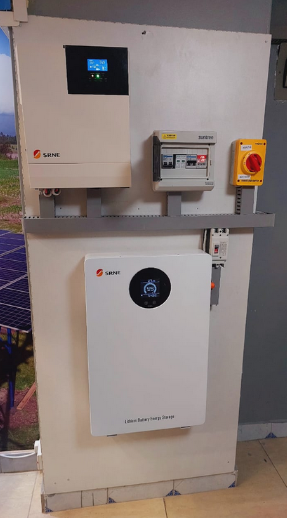 5.12kw SRNE 48V Lithium Battery EOSO5B With IP30 LCD Screen