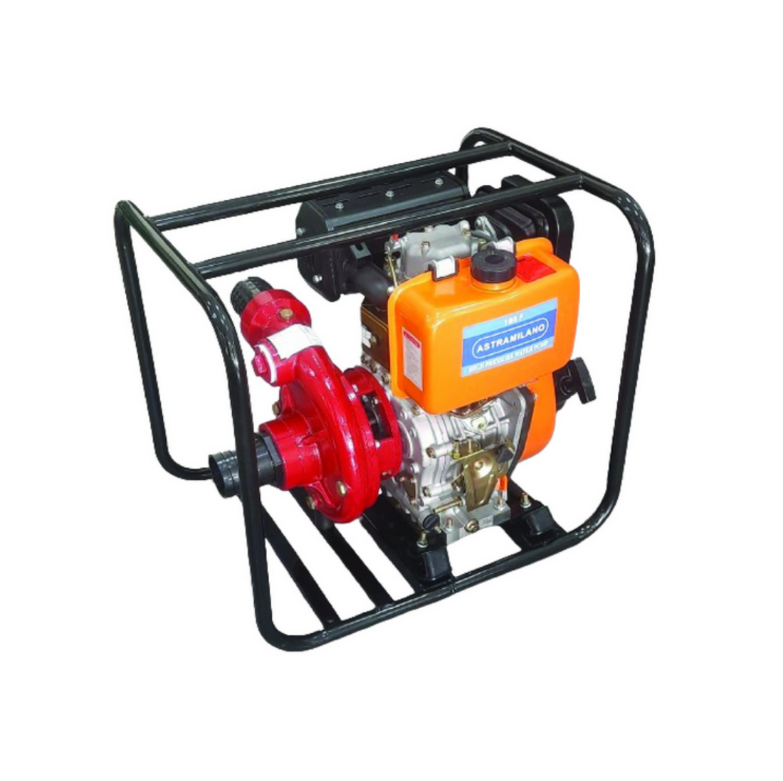 16hp 3" Astramilano High Pressure Diesel Water Pump 100m Head