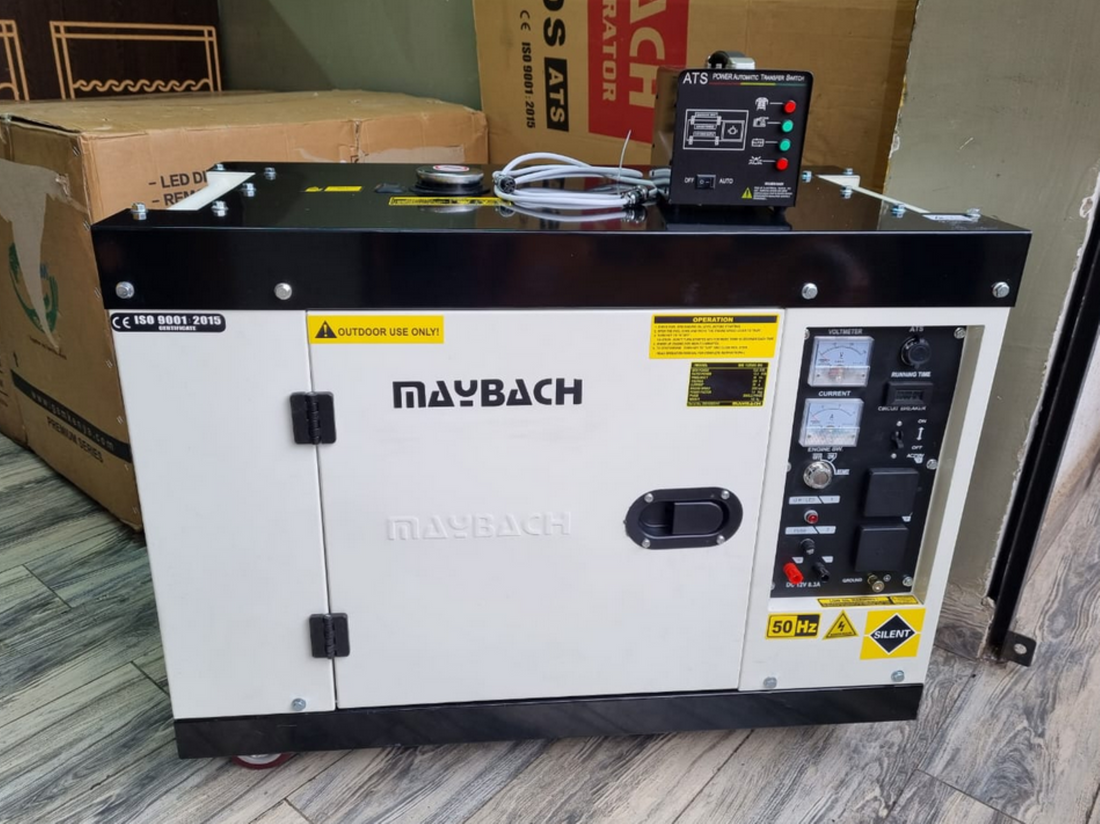 10kva Single Phase Silent Diesel Generator Maybach With ATS