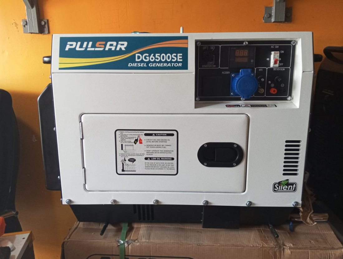 6.5kva 1phase Pulsar Diesel Silent Generator With ATS
