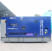40kva 3ph Pyramid Water Cooled Silent Diesel Generator With ATS