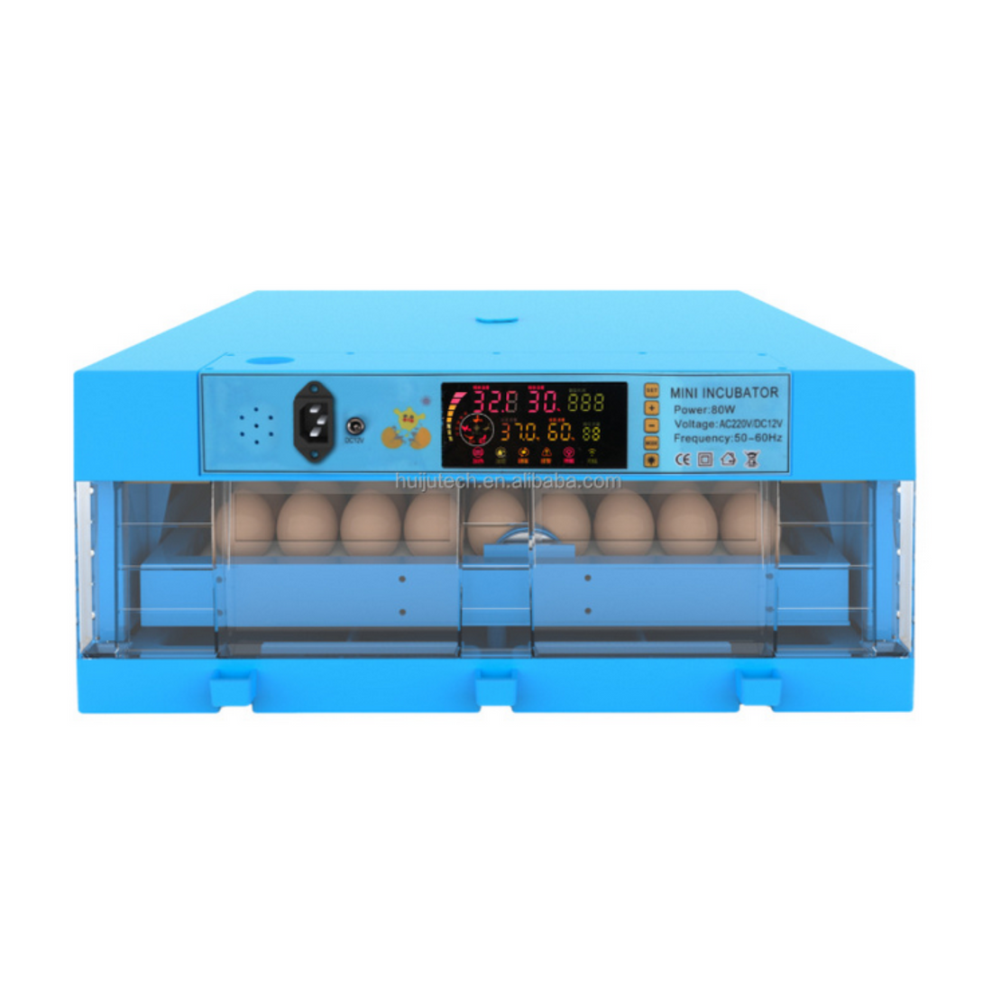 64 Eggs Incubator Advanced Roller Technology