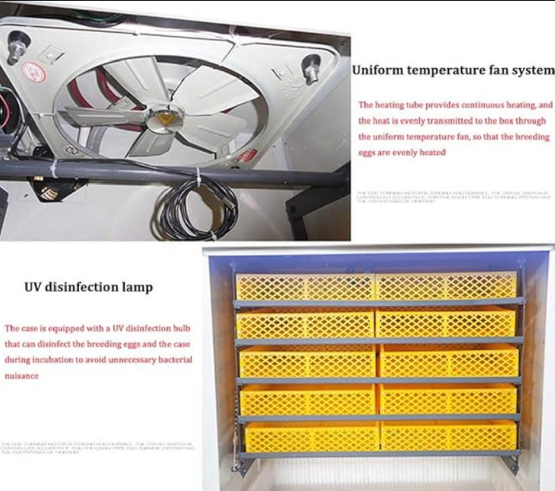 3580 Eggs Faida Bora Digital Fully Automatic Egg Incubator