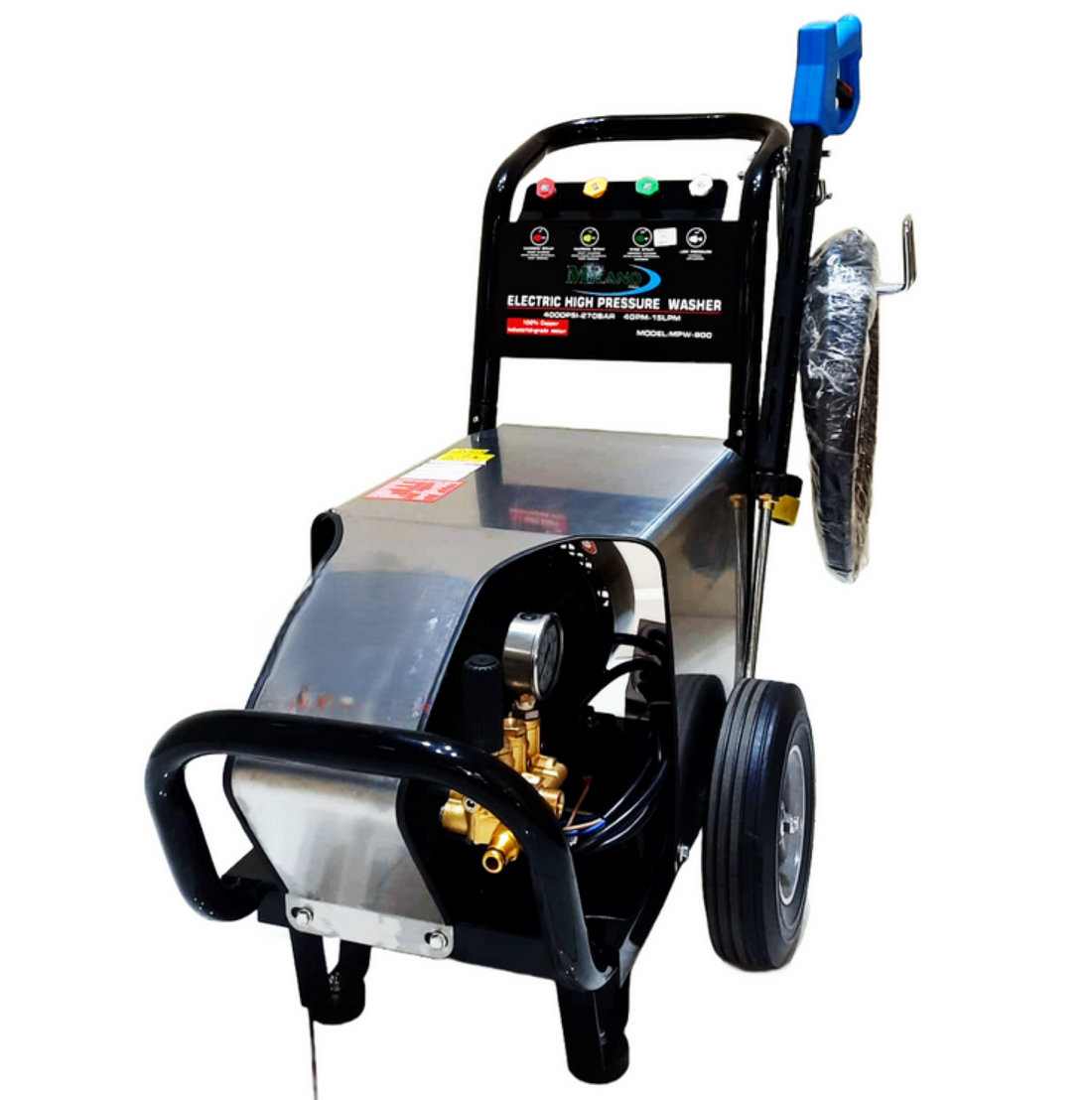 4000psi Milano 5hp High Pressure Carwash Machine