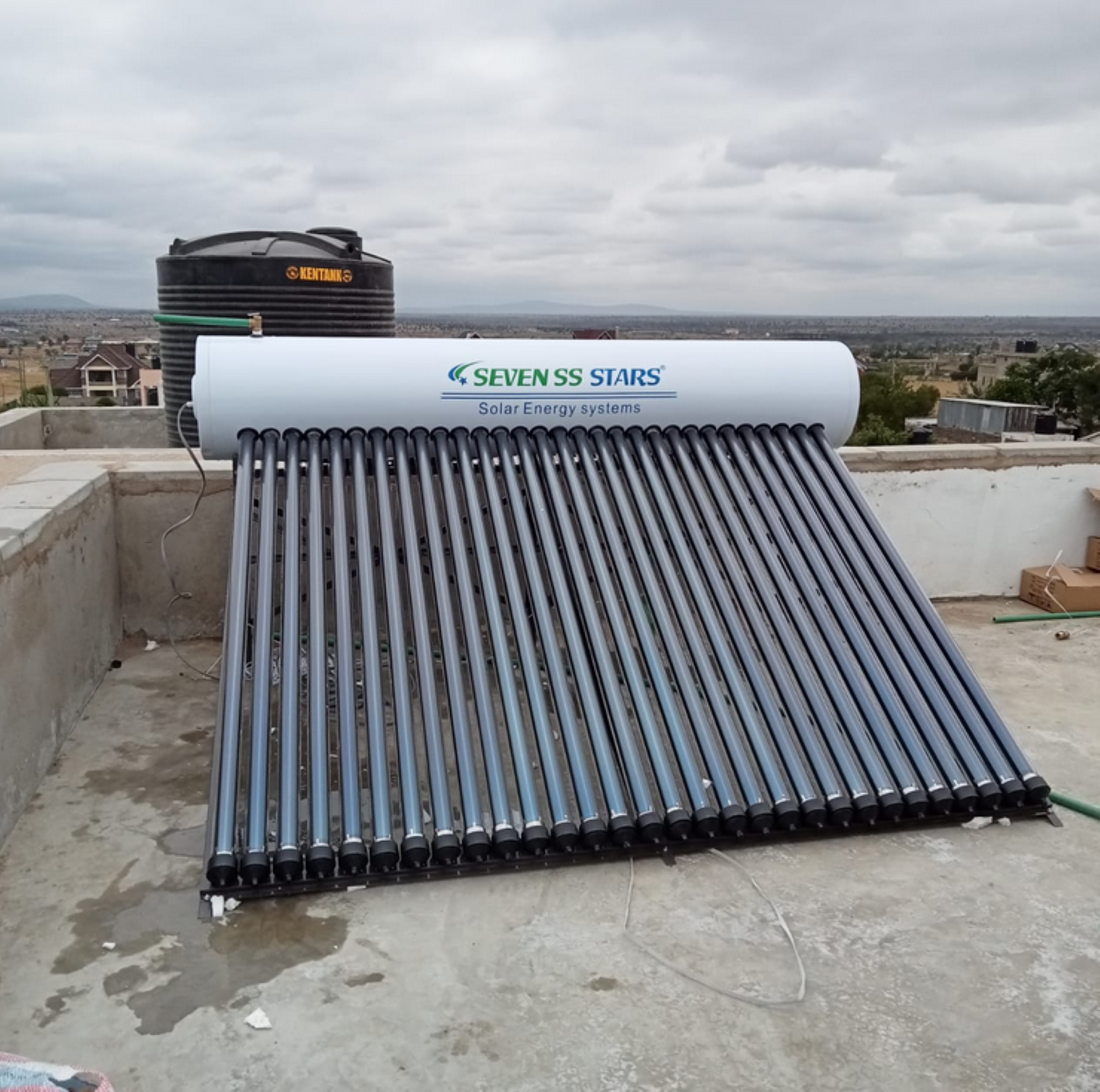 350L Galvanized Solar Water Heater Pressurized Seven SS