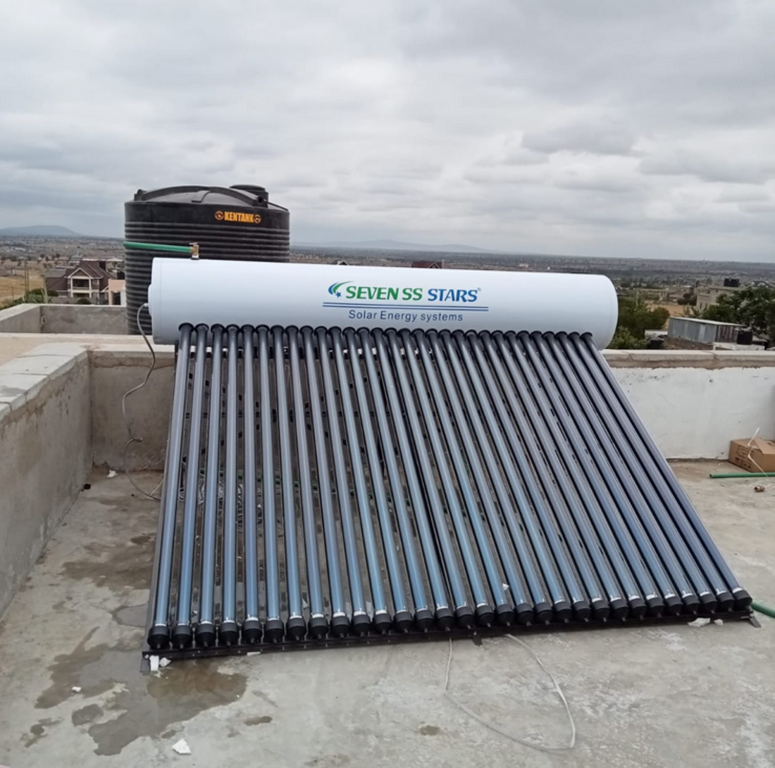 350L Galvanized Solar Water Heater Pressurized Seven SS