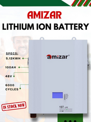 5.5kw 48v Amizar Lithium Solar Kit 5500w Solar Power System