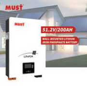 10.24kw Must Lithium Battery - Built-in-WiFi Smart BMS Module