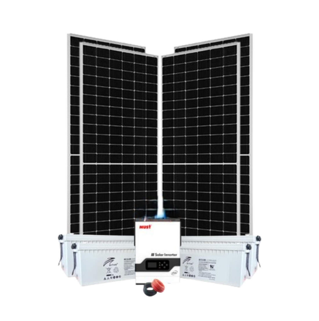 3.2Kw Solar Kit 3200watts 24v - Ritar Battery Must Inverter