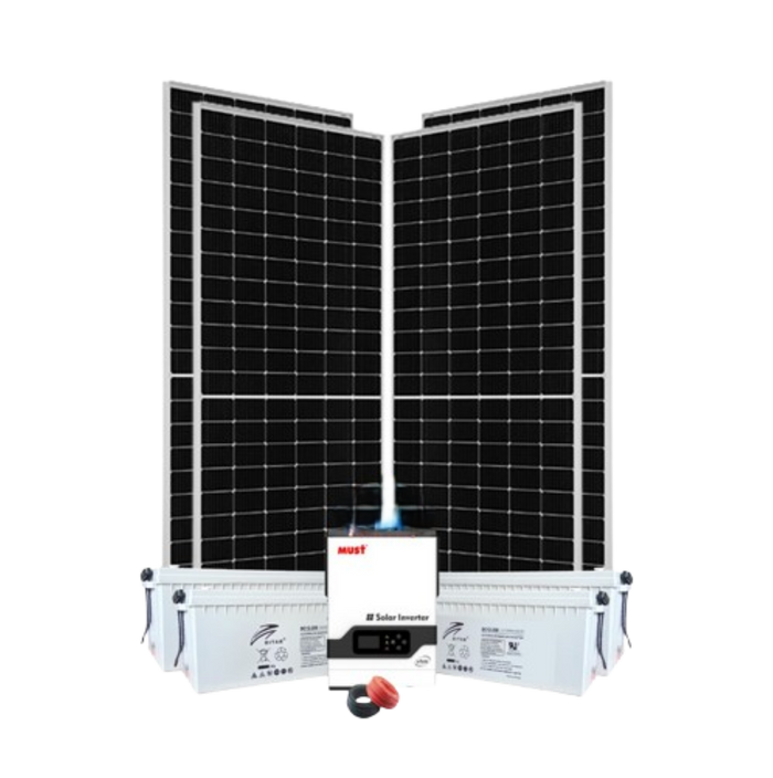 3.2Kw Solar Kit 3200watts 24v - Ritar Battery Must Inverter