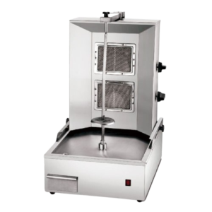 2 Burner Shawarma Gas Machine Commercial Grade Electric and Gas