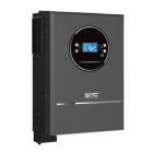 1.2kw 12v SVC Hybrid Solar Inverter - 1200w 100A MPPT - Intuitive LCD Display