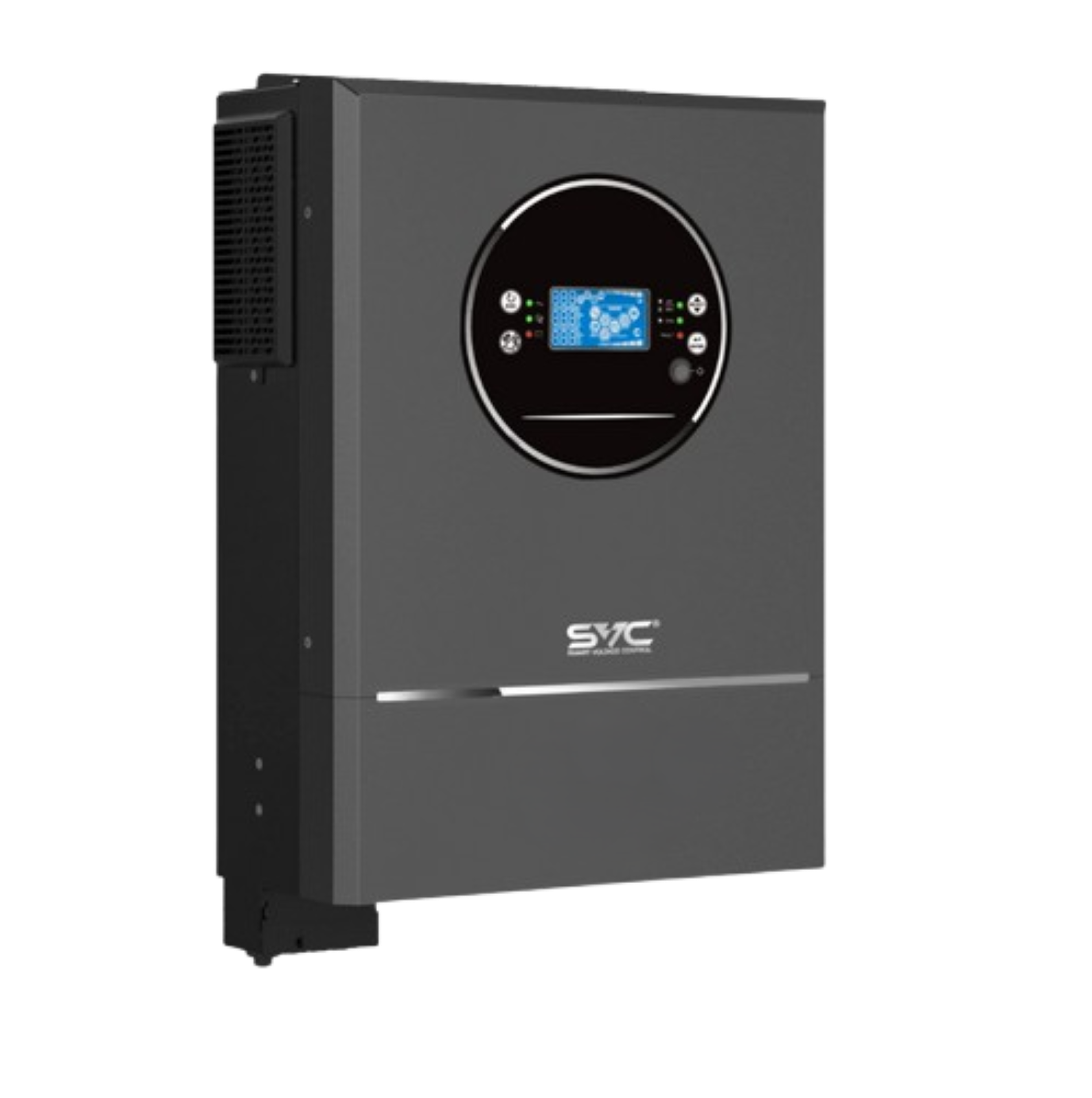 1.2kw 12v SVC Hybrid Solar Inverter - 1200w 100A MPPT - Intuitive LCD Display