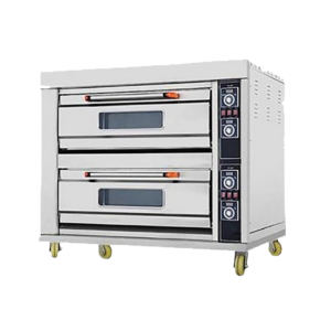 Two Deck 4 Trays Electric Baking Oven Premier Commercial